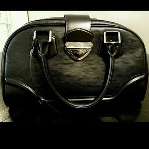 Louis Vuitton Black Epi Leather Montaigne Bowler